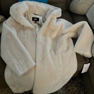Faux fur DKNY coat